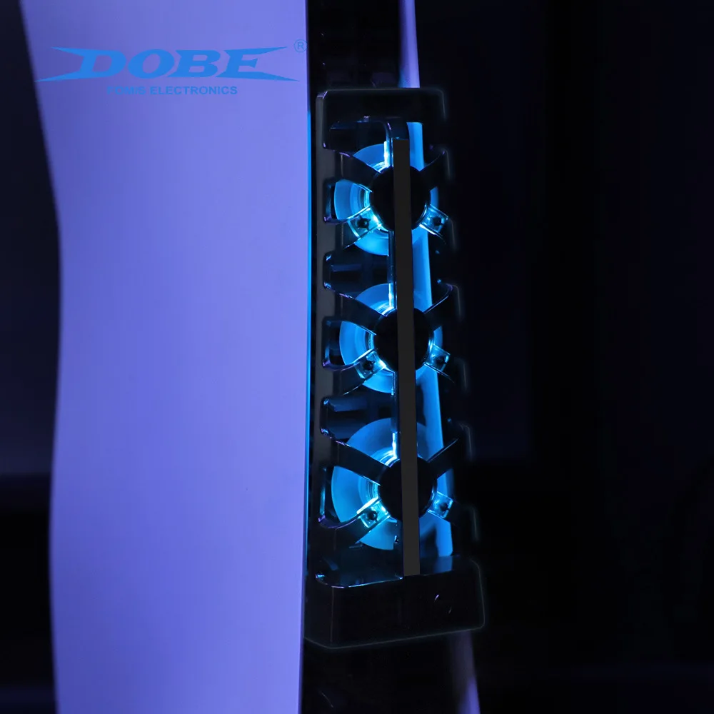 For PS5 Cooling Fan PS5 Console Cooler Fans with LED Indicator for Sony Playstation 5 Console Cooling Cooler