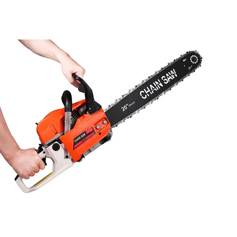 Chain saw 20 inch logging saw with saw, garden logging tool, high power gasoline saw 5800