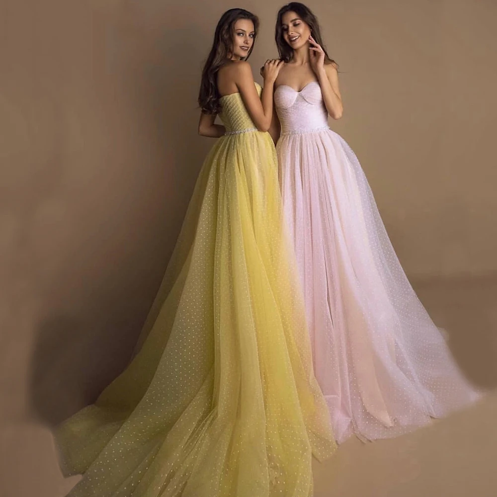 BEPEITHY Customized Sweetheart Long Evening Dress Party Elegant 2022 Robe De Soiree Detachable Sleeves Prom Dresses With Belt