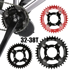 104BCD E-bike Chainring + Adapter For Bafang BBS01 BBS02 Mid Drive Motor Electric Bicycle Aluminum Alloy 32T 34T 36T 38T