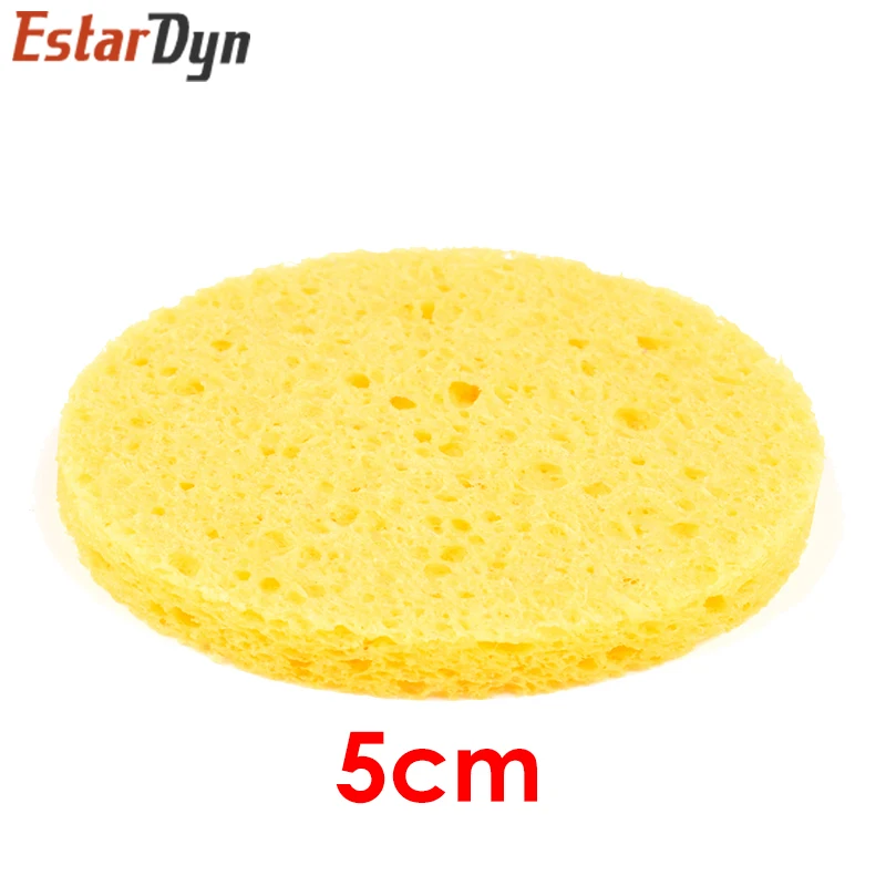 High quality 10Pcs 6CM*6CM High Temperature Resistant Sponge Electric Iron Tip Cleaning Sponge Rectangular 6CM*6CM