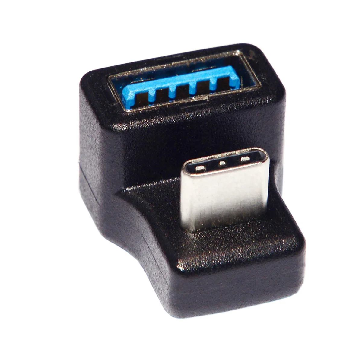 180 Graden Up & Down Haaks-C USB-C Otg Naar Usb 5.0 Vrouwelijke Uitbreiding Adapter Voor Mobiele Telefoon & Tablet