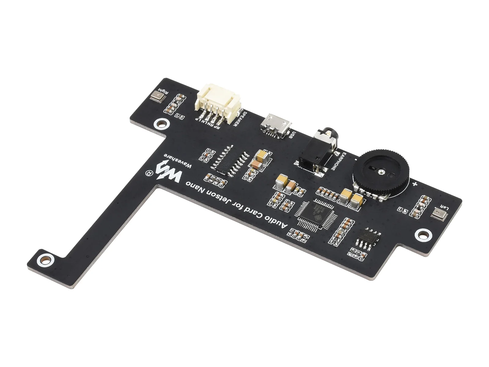 Audio Card for Jetson Nano,Audio codec module,Drive free,Designed for Jetson Nano, Supports playback and recording