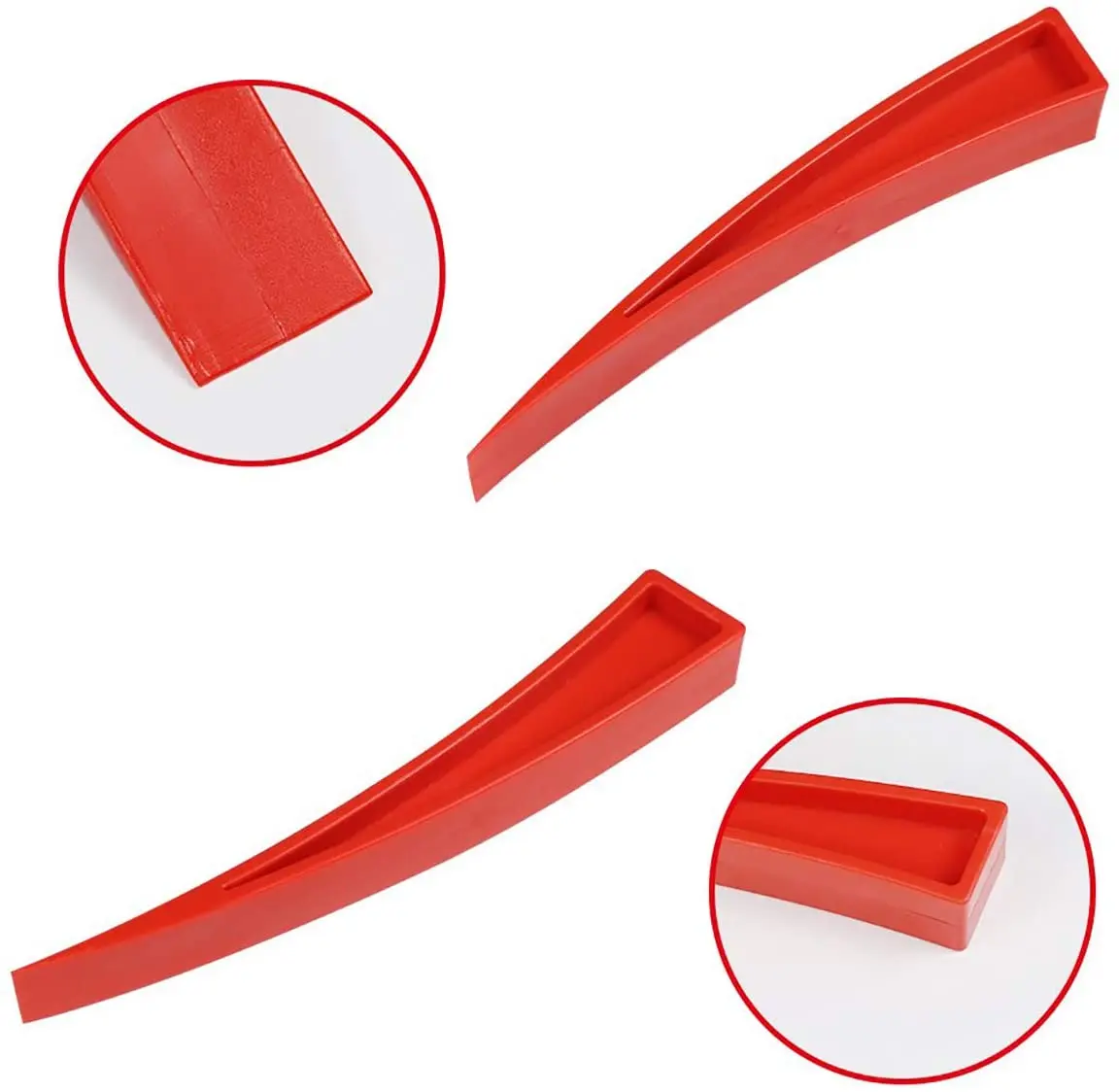 Dent Repair Tools Kit Window Guard with Felt Red Wedge and S-Hook for Car Paintless Dent Removal  Car  Window Accessories