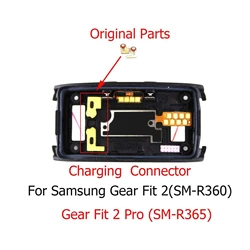 1pair Original  R360 R365 Charging Connector for Samsung Gear Fit 2(SM-R360) /Fit2 Pro (SM-R365) Smart Watch Accessories