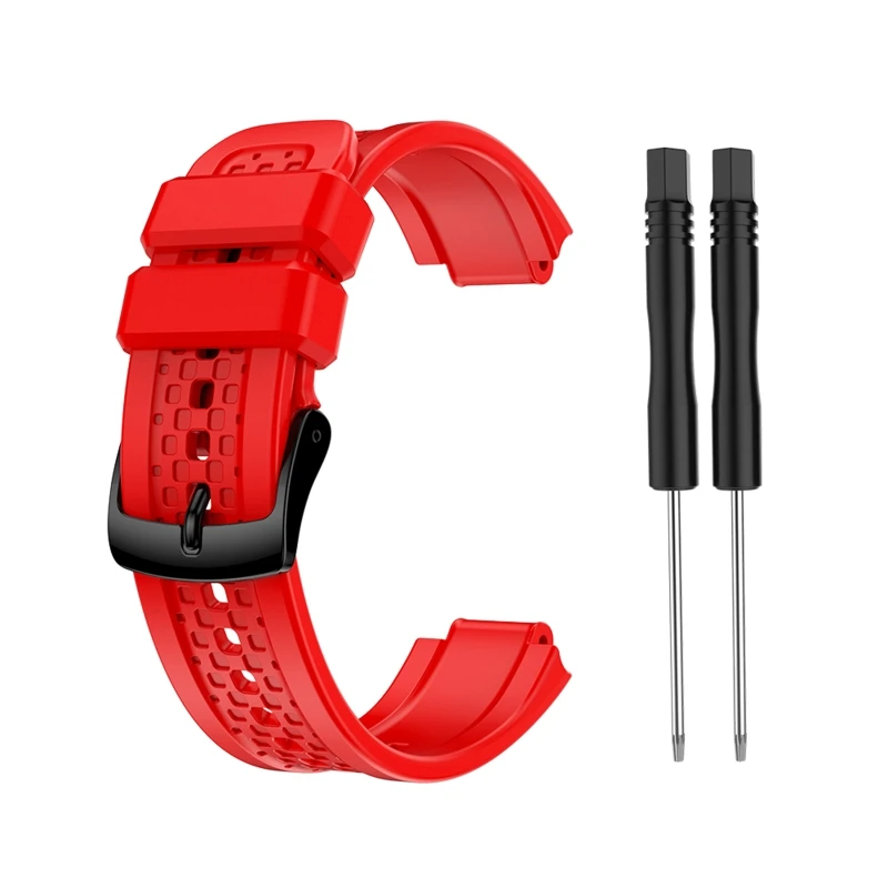 Pulseira de silicone para relógio garmin-forerunner 25, nova pulseira de silicone para substituição em relógio feminino com gps, código pequeno, ferramenta, 2020 a 2021