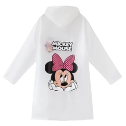 Disney Adult Mickey Minnie Raincoat Women Man Rain Poncho  Boys Rainsuit Travel Walk  Rain Jacket Women