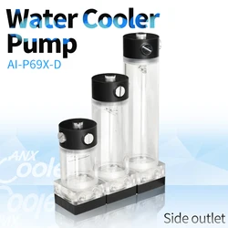 Syscooling P69X-D Water cooling pump side inlet with water reservoir quiet PWM pump for PC water cooling