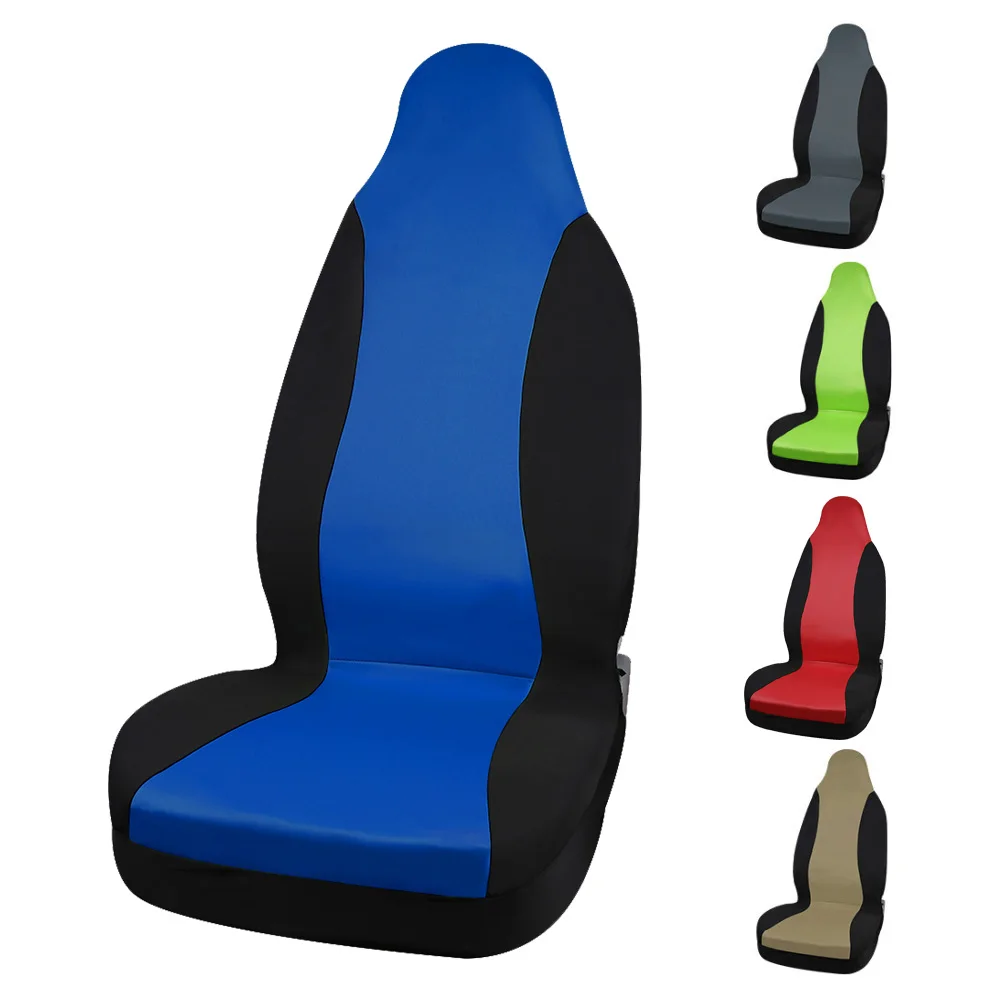 X Autohaux 5 colors Universal Bucket Car Seat Covers Interior Seat Decoration Covers Accessories For Auto Vehicle Truck SUV