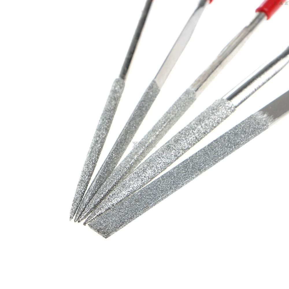 5Pcs/Set Needle Files Kit Carving Jewelry Diamond Glass Stone Wood Craft Tool M05 dropship