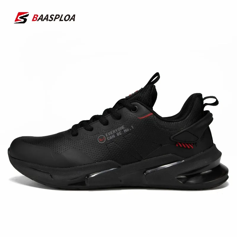 Baasploa 2023 New Design Men Outdoor Running Shoes Non-slip Wear-resistant Casual Shoes Lightweight Male Fashion Walking Shoes