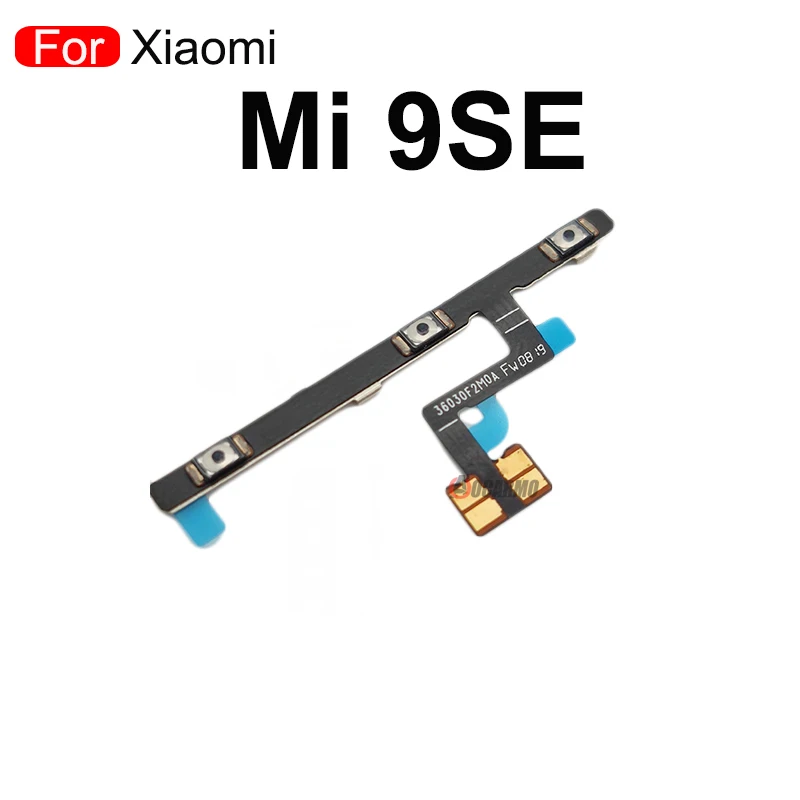 1Pcs Power On Off Volume Up/Down Buttons Flex Cable For Xiaomi Mi 9 8 SE 8se 6 6X 5X 4 Mix 3 2 Mix3 Max2 A2 mi6 mi8 Repair Parts