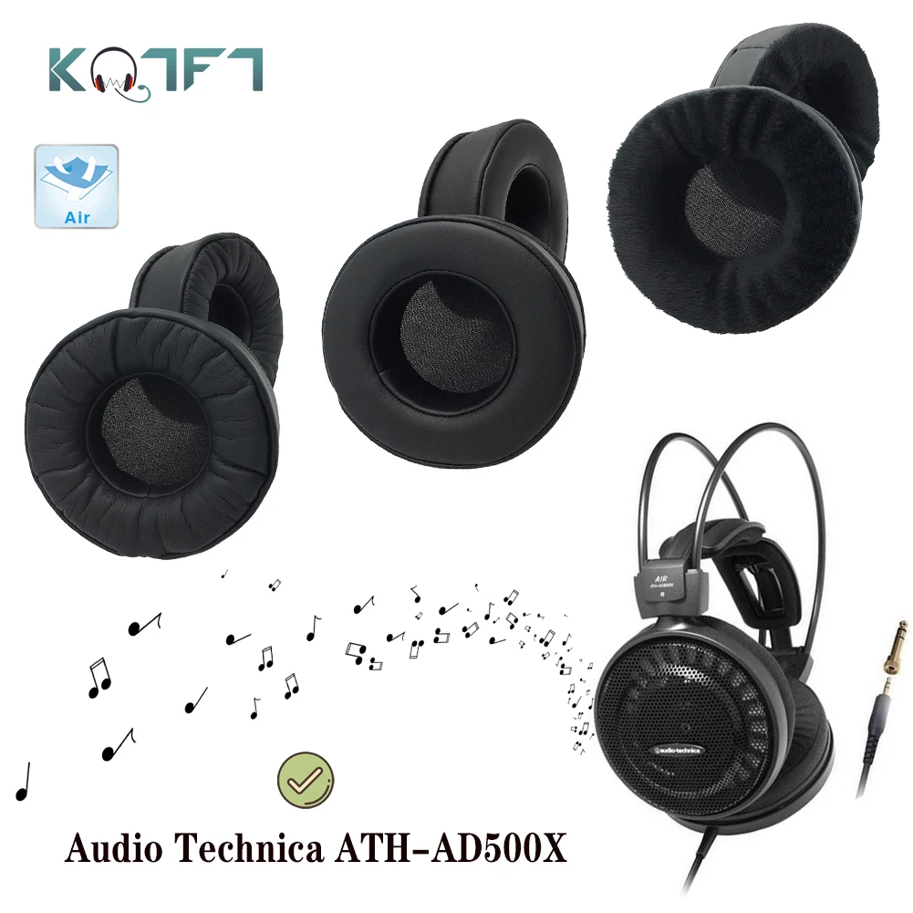 

KQTFT белок кожи бархатные Запасные подушечки для наушников для Audio-Technica ATH-AD500X наушники-амбушюры Запчасти наушник крышка подушки чашки