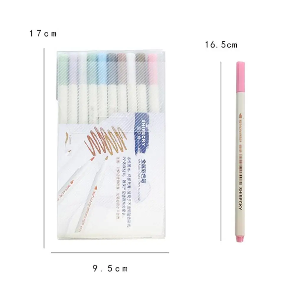 Diskon Besar-besaran! !!10 Buah Perlengkapan Seni Alat Tulis Pena Penanda Kuas Nib Keras Lembut Gambar Kaligrafi