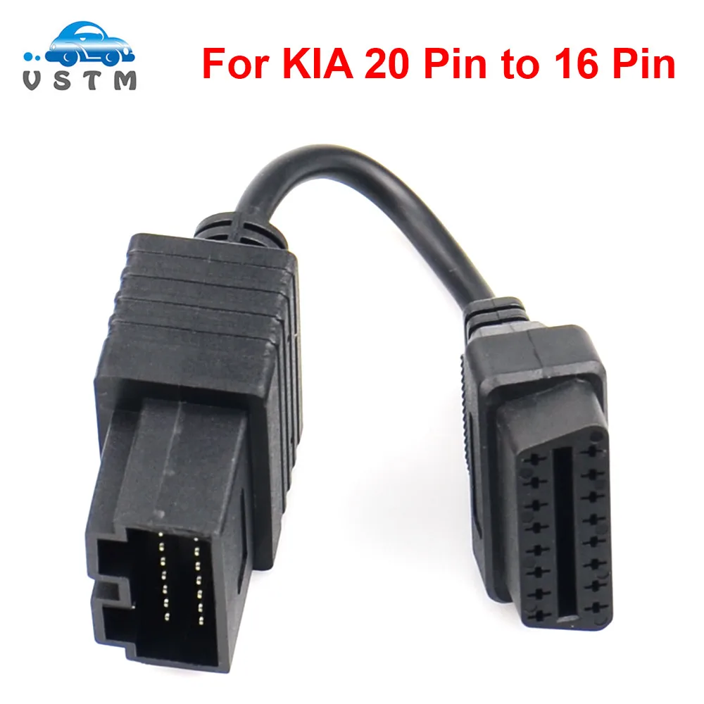 20 PIN Adapter OBD2 Cable for KIA Sportage 20PIN OBD Connector 20-16PIN Diagnostic Cable To Auto Scanner Convert Connector