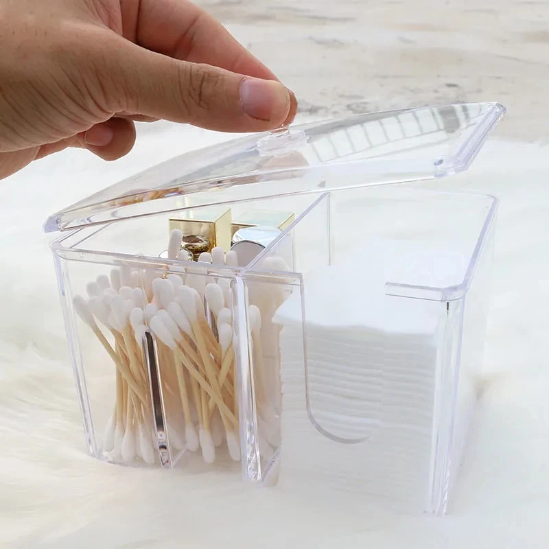 Clear Acrylic Jewelry Organizer Storage Necklace Ring Bracelet Earring Makeup Large Space Storage Jewelry Box Case Hold Female