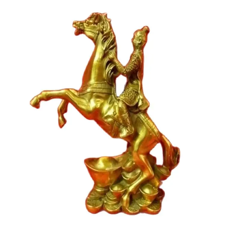 

China Old Bronze Feng Shui Decoration Horse And Monkey Copper Statue