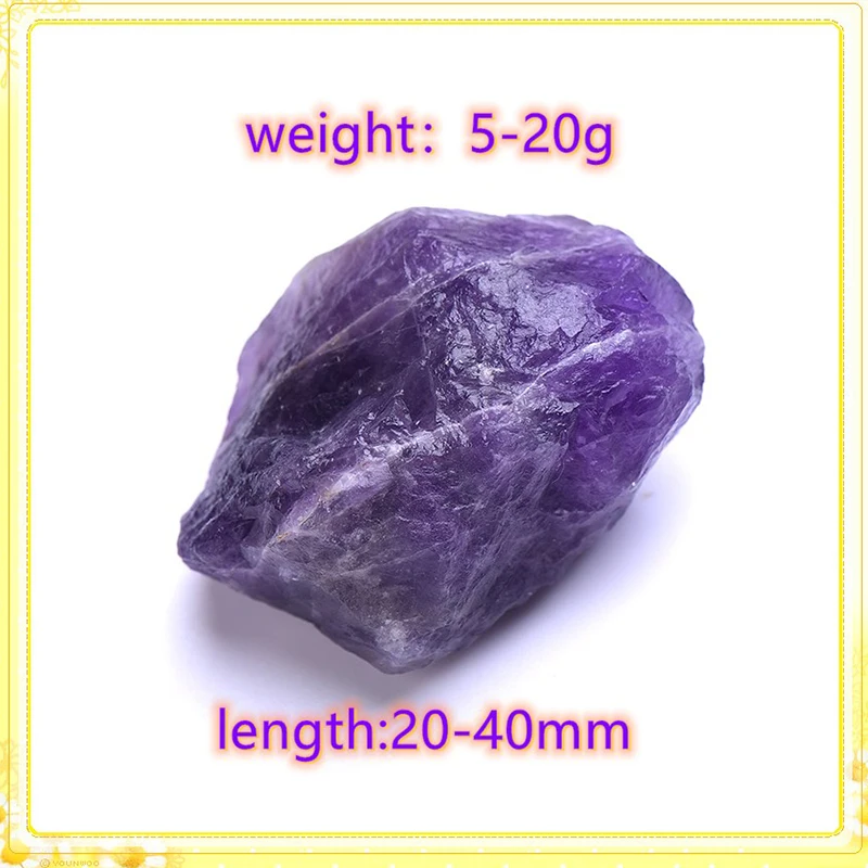 1PC Natural Amethyst Irregular Healing Stone Purple Gravel Mineral Specimen Raw Quartz Crystal Gift Jewelry Accessory Home Decor