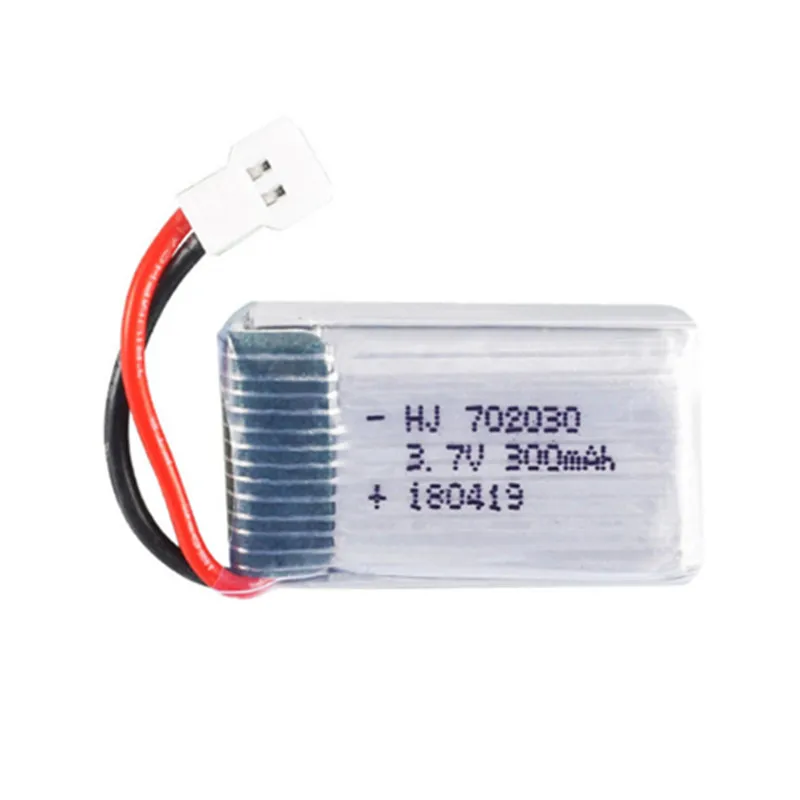 3.7V 300 MAh Pin Lipo Cho Hubsan H107 Syma X11C FY530 UDI U816 U830 F180 E55 FQ777 FQ17W Pin 25C 702030 Cho RC Drone Một Phần