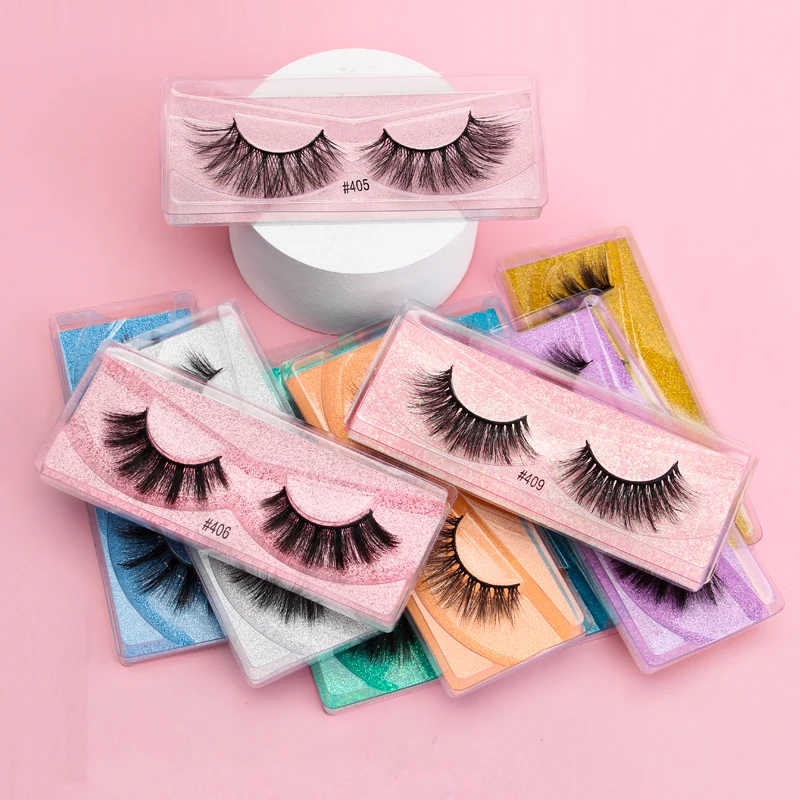 ขายส่งขนตาปลอม10/30/100/200 PCS 3D Mink Lashes จำนวนมากขนตาปลอมธรรมชาติยาวปุย Dramatic ขนตา Maquiagem