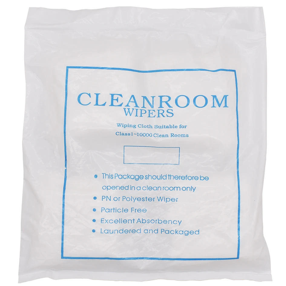 9x9cm LCD Screen Cleanroom Wiper Cleaning Non Dust Cloth Dust F for Class Clean Rooms 400pcs/bag Clean Cloth 4x4 Inch