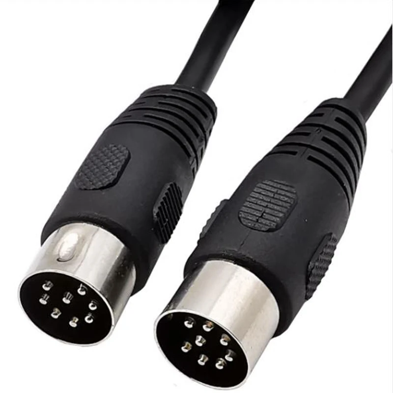 3m 8 Pin Din Male to Male Speaker Audio Cable is used for Power Supply Audio and Video Signal Transmission or Connection