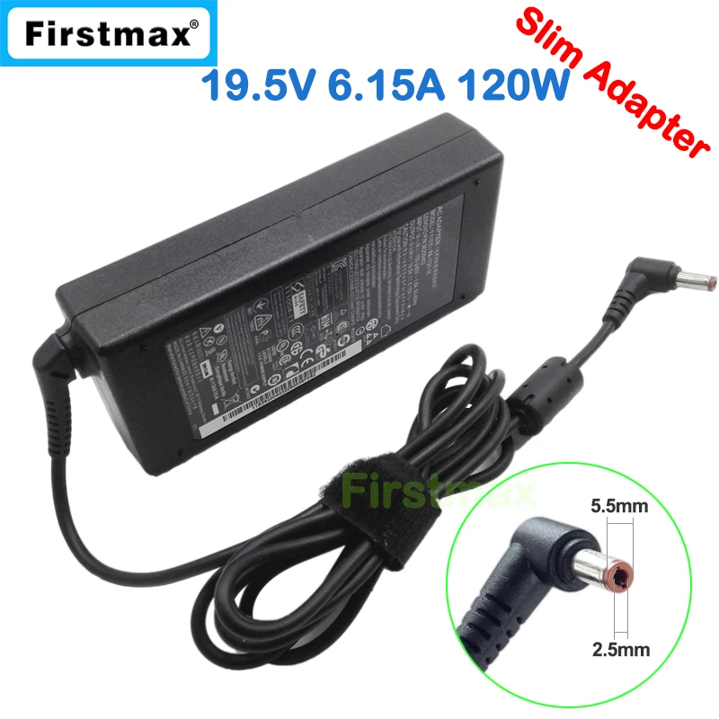 19.5V 6.15A AC Adapter 120W for Lenovo Charger Y400M Y400P Y430p Y460P Y470P Y480P Y510P Y560A Y560C ADP-120MH D PA-1121-16