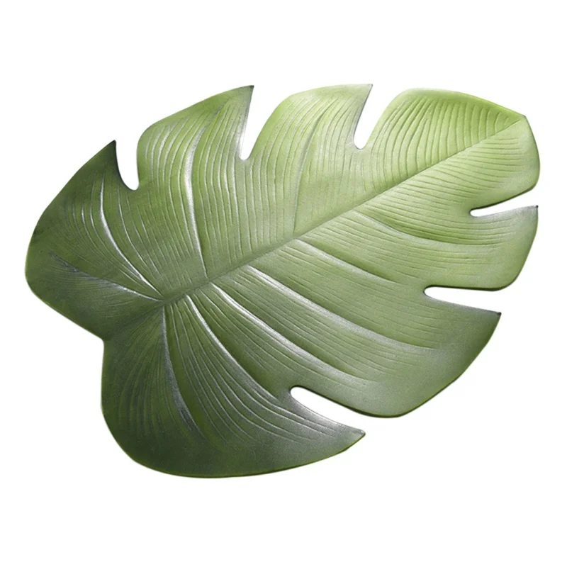 Tableware Pad Placemat Table Mat Palm leaf Heat Insulation Non-Slip Simple Placemats Disc Coaster Placemat for Dining Table