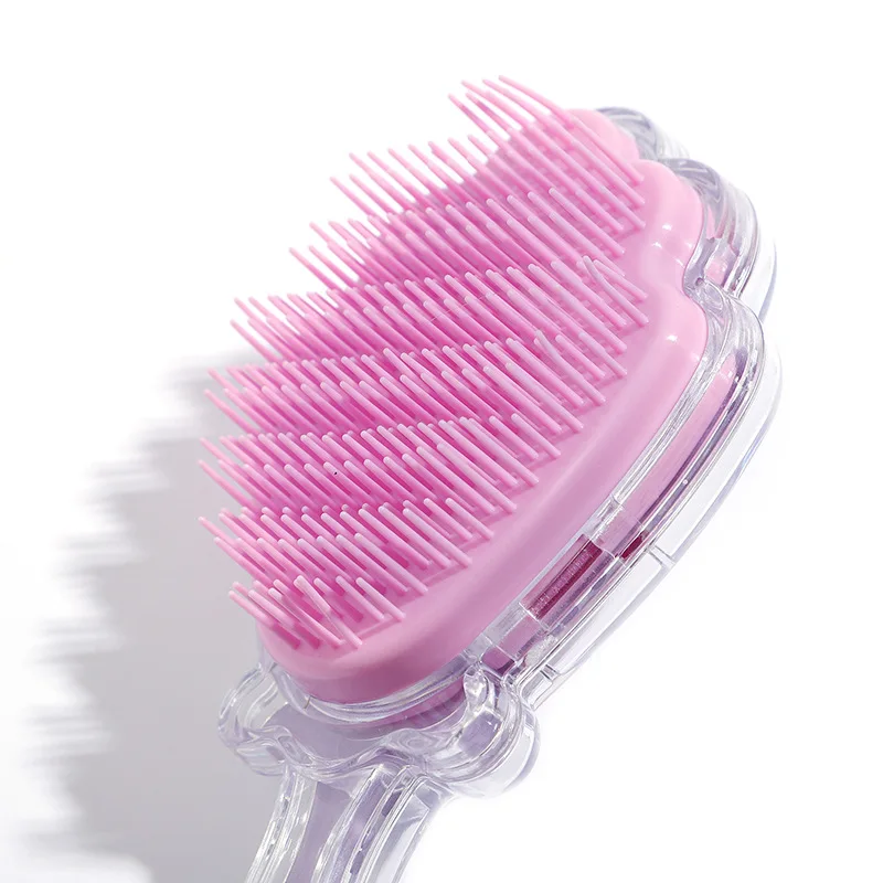 1PC Cartoon Cute Air Bag Comb Shell Hairbrush Salon Hairdressing Straight Curly Hair Comb Women Hair Comb  Anti-Static Children