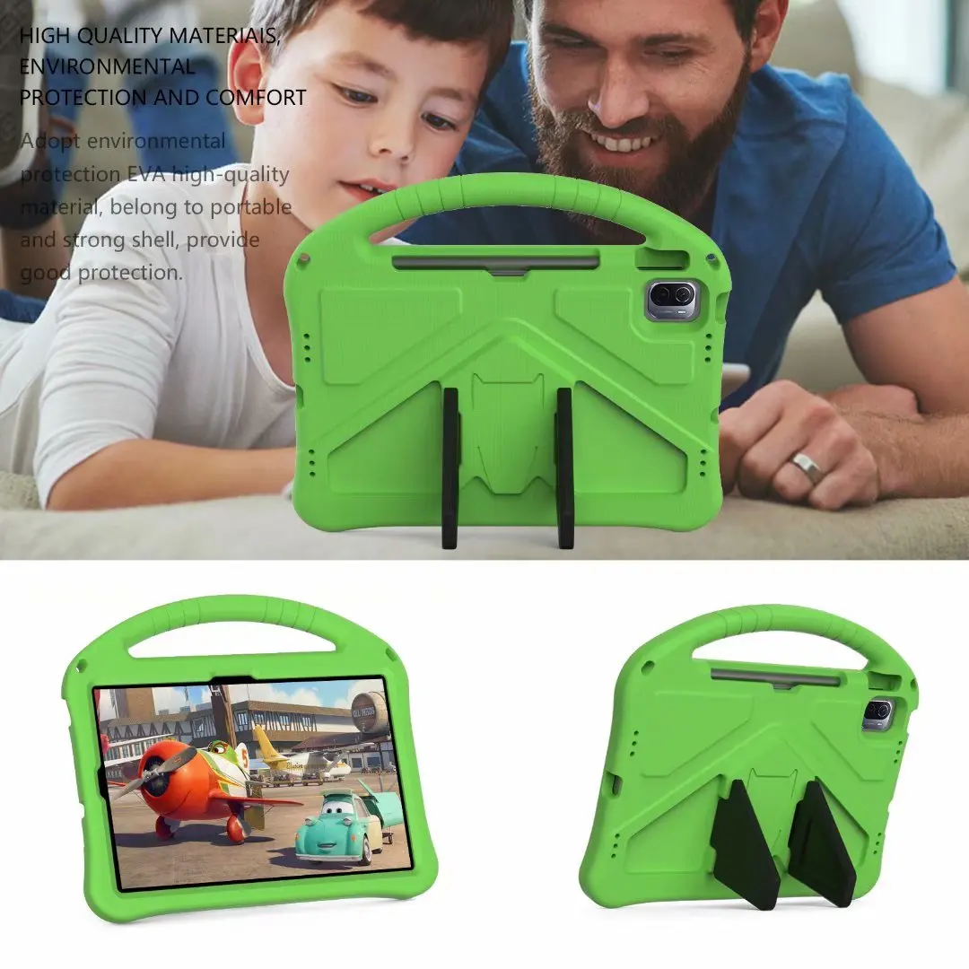 non-toxic Cover Kickstand Kids EVA Strap For XiaoMi mipad 5 11 MiPad 5 Pro Tablet Funda+pen