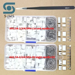 230/320pcs 2.54mm Pitch JST Terminal Kit Wire Header Housing Adaptor XH2.54 2p 3p 4p 5p pin Connector plug straight needle TJC3