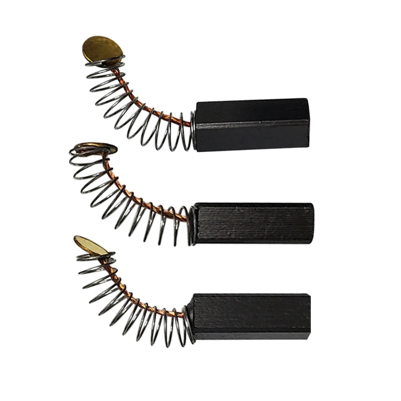 10pcs/Lot Angle Grinder Carbon Brush Angle Grinder Replacement Spare Parts Carbon Brushes 6mm x 6mm x 17mm