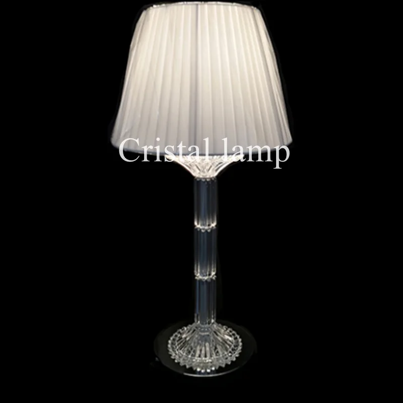 Modern French Crystal Table Lamps Luminous Lamp for LIving Room Bedroom Lights