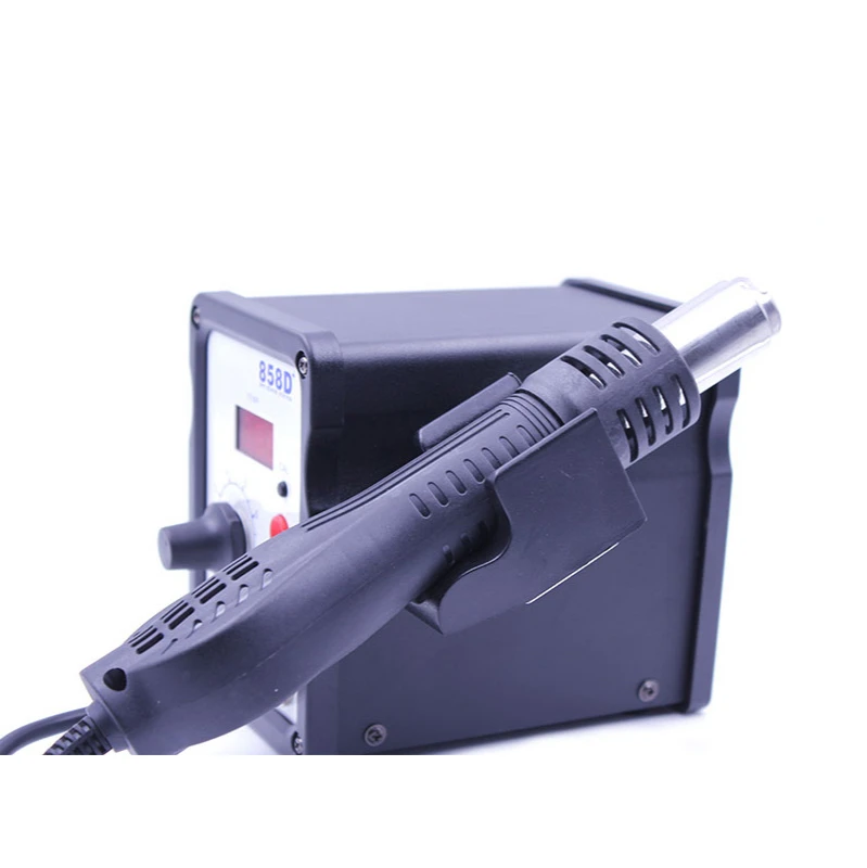 HOT AIR GUN 858D Rework SOLDER Station7000W เครื่องเป่าผมเครื่องเป่าผมบัดกรีปืนความร้อน 220V สําหรับ SMD SMT เชื่อมซ่อม