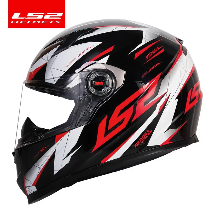 

LS2 FF358 Full Face motorcycle helmet high quality ls2 Brazil flag capacete casque moto helm ECE approved no pump