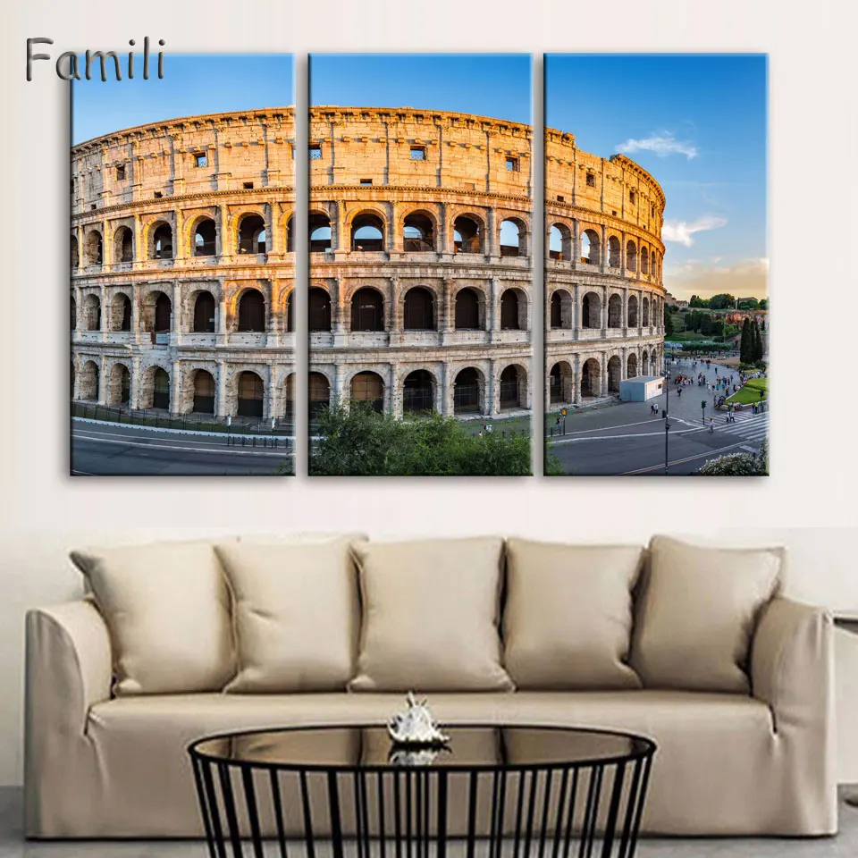 

3Piece Beautiful landscape In Italy Modern For Home Decor Paintings on Canvas Wall Art for Home Decorations Wall Decor Artwork