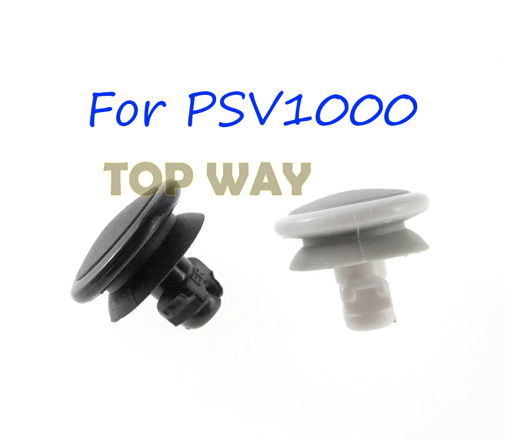 2 peças para psv 1000 branco preto tampa analógica 3d joystick para psv1000 botão rocker cap para psvita 1000 psv 1000