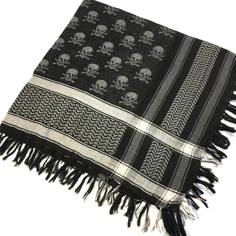 Hunting Shemagh Scarf Men Women Tactical Desert Scarf Cotton Arab Wrap Scarf 100x100cm