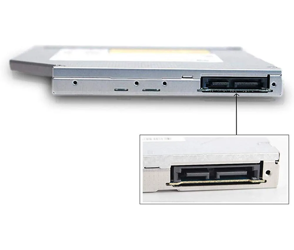12.7mm DVD ROM Optical Drive CD/DVD-ROM CD-RW Player Burner Slim Portable Reader Recorder For Laptop With Panel