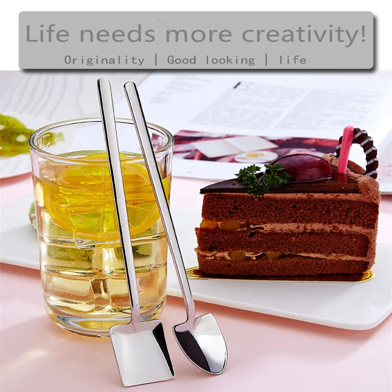 304 stainless steel new suit watermelon spoon creative ice spoon tea spoon dessert coffee ice cream tea spoon restaurant spoon