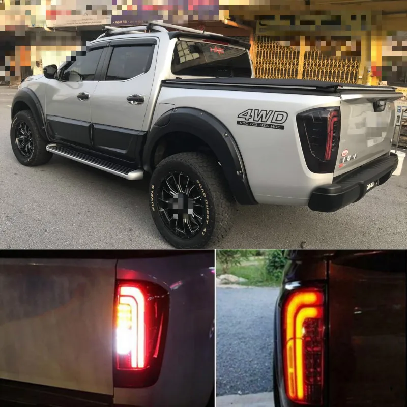 REAR LED TAIL LIGHTS BACK LAMPS FIT FOR NISSAN NAVARA NP300 2015-2018