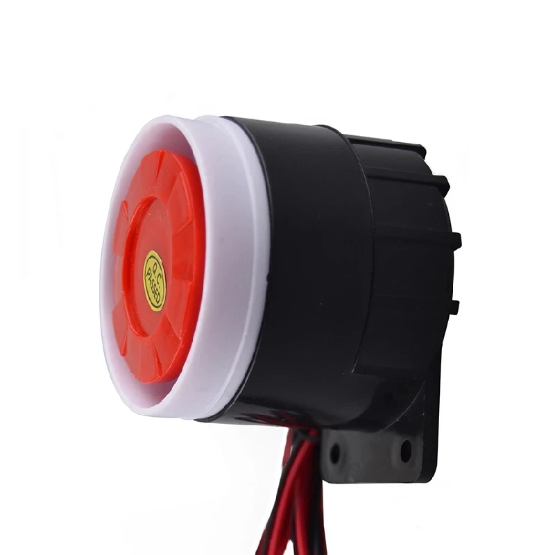 Piezoelectric Buzzer Siren Alarm Horn Anti-theft Alarm Wired 12v High Decibel User Access Control