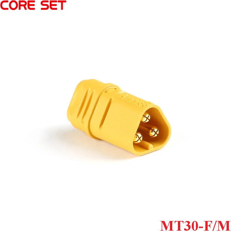 2 Pcs / 1 pair Amass MT30-F/M Connector Plug Female And Male Gold Plated For RC Lipo Battery Parts Quadcopter Multicopter MT30