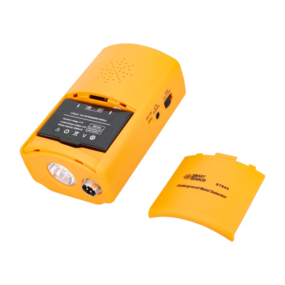 Imagem -05 - Detector de Metais Profundidade Subterrânea 1.8m Bobina à Prova Impermeável Água Scanner Finder Ferramenta 1200mah Bateria Ouro Escavador Tesouro Procurando Caçador