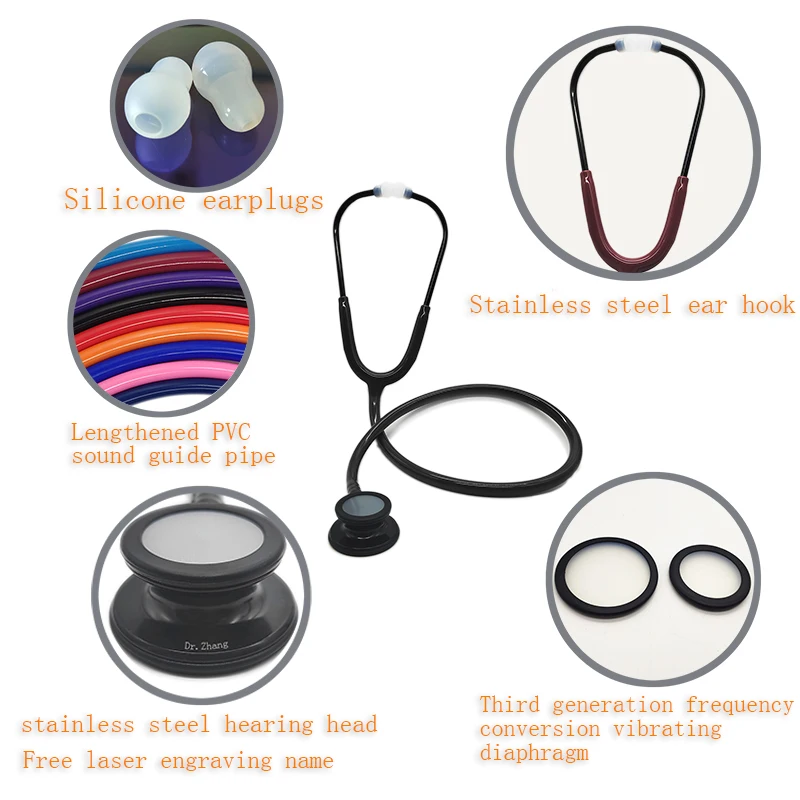 Professional Medical Pediatric Cardiology Double Head Stethoscope