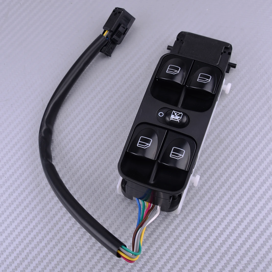 

Black Front Left Door Window Lifter Switch Control Car A4638202210 4638202210 Fit For Mercedes Benz W463 G500 G55