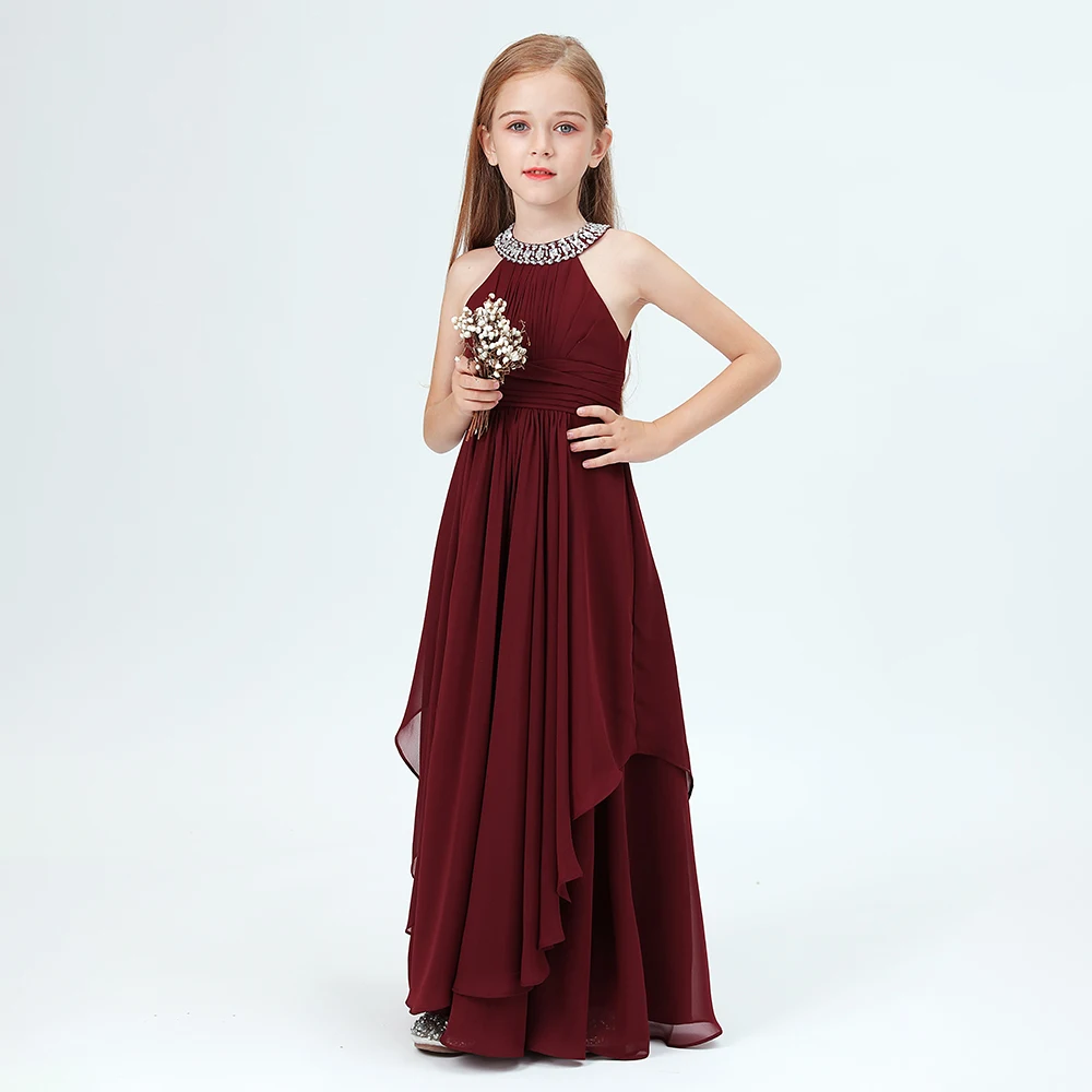 Kinder Prinzessin Kleid Für Mädchen Neue Jahr Party Kostüm Pageant Kleid Kleid Wenig Brautjungfer Kinder Hochzeit Party Kleid 2-14Yrs