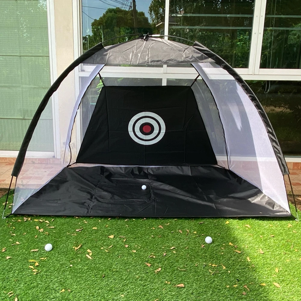 Filet de pratique de Golf intérieur de 2M, tente de frappe pour golfeur, équipement d'entraînement pour jardin, prairie, maille en plein air