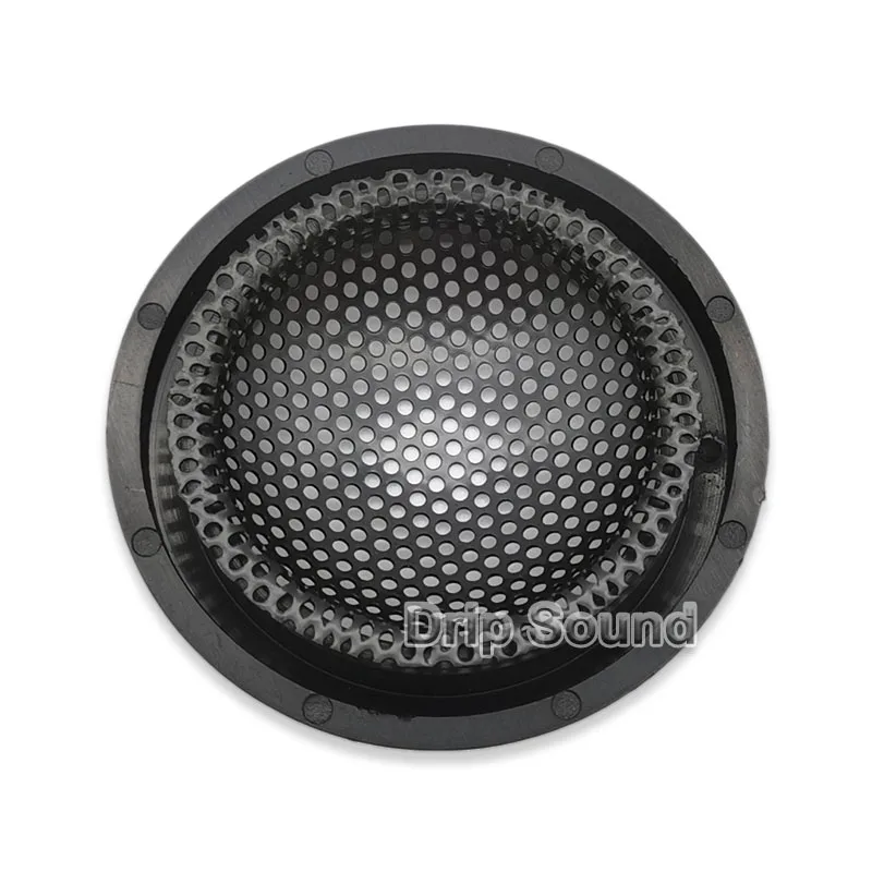 مكبر صوت للسيارة مقاس 1 بوصة ، غطاء شبكي مزخرف ، شبكة معدنية دائرية ، حماية 47 مللي متر