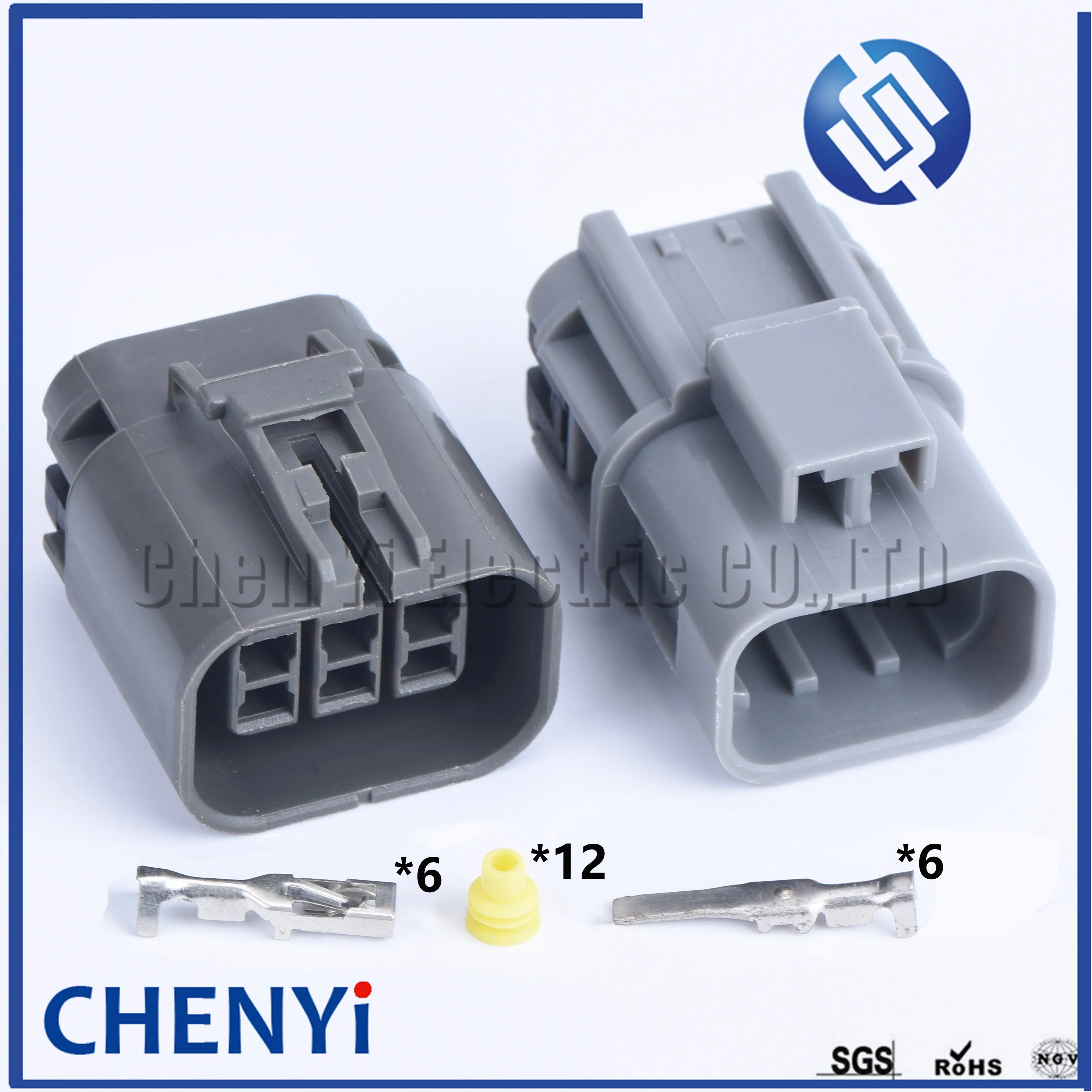 1 set 6 pin waterproof wire plug connectors for automobiles (2.8) female or male including terminals 7122-1864-40,7223-1864-40